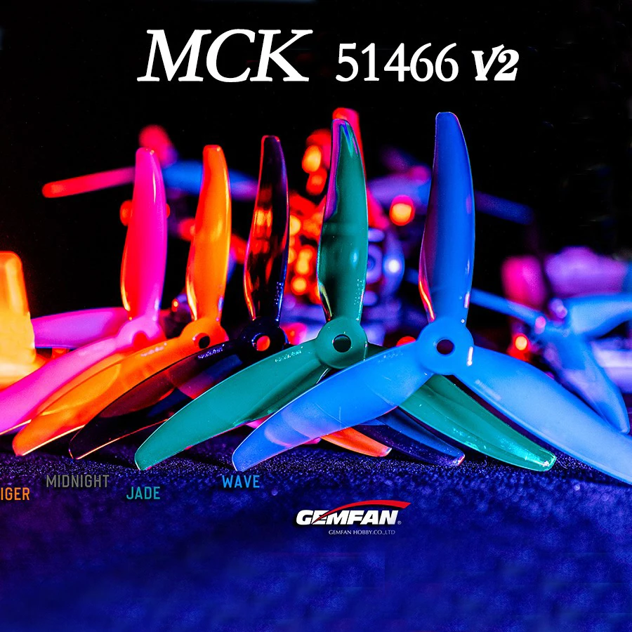 Drone Battery Strap - 24 قطعة/12 أزواج Gemfan 51466 V2