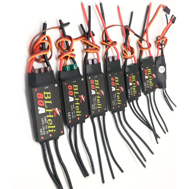 1-3 قطعة ESC BLHeli 20A 30A 50 - مراجعة Drone Motor وسعره