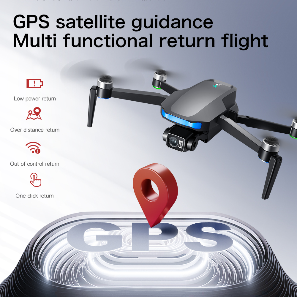 طائرة بدون طيار S-X1 Pro 4K GP - مراجعة Jjrc Drone X12 وسعره